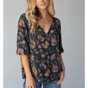 NATURAL LIFE Size XL Maribel Floral Top